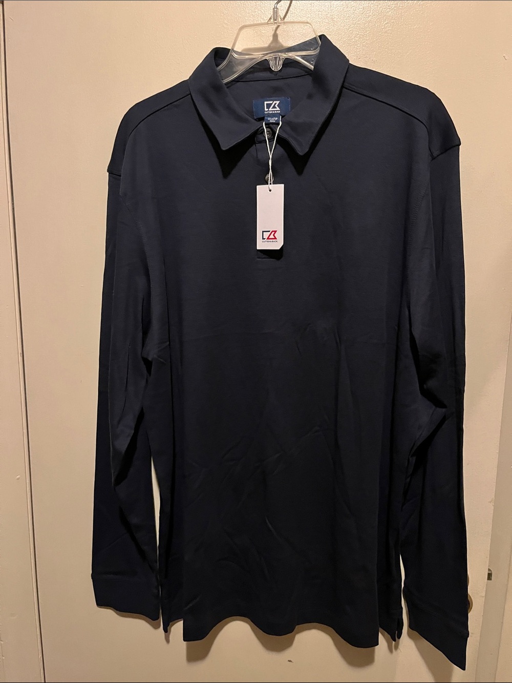 Cutter & Buck Long-Sleeve Polo - Navy